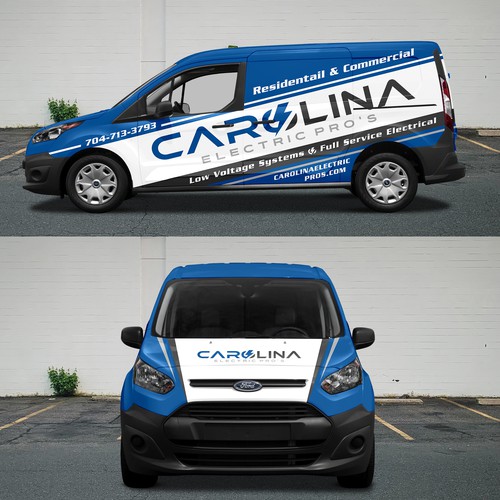 Van Wrap for Electrical Contractor Design by Duha™