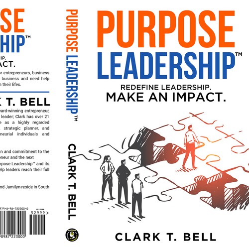 Purpose Leadership Book Cover Design by Bigpoints