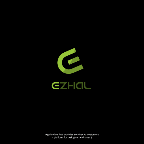 Mobile application logo for "Ezhal" Design réalisé par Raden Gatotkaca