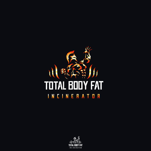 Design a custom logo to represent the state of Total Body Fat Incineration. Design von Mr.Kautzmann