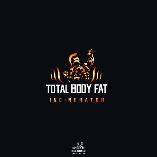 Design a custom logo to represent the state of Total Body Fat Incineration. Réalisé par Mr.Kautzmann