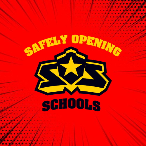 Logo for a group of Super Hero's working to get Kids back to school Design by Night Hawk