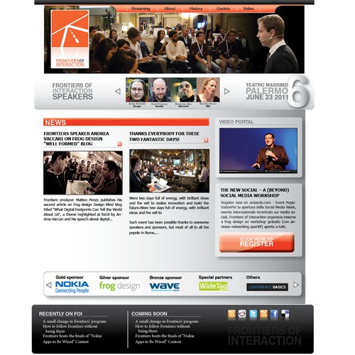 Powerful Technology Conference Website Design by IvanVB