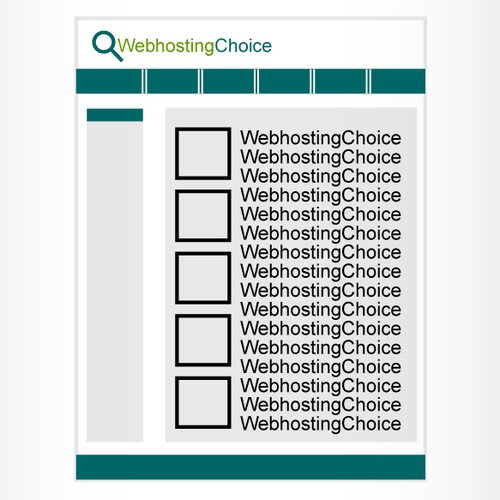 Redesign WebHostingChoice.com Design by Asim Kumar