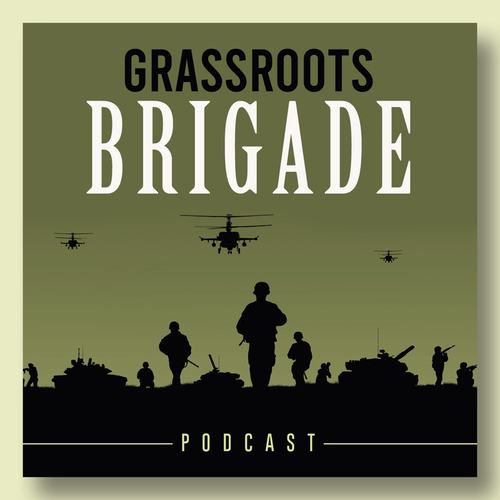 Cover Art for Military Veteran Podcast Design by The Cloud Digital