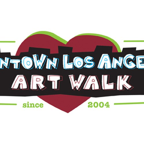 Downtown Los Angeles Art Walk logo contest Design por LEBdesign