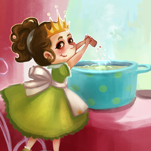 Design di "Princess Soup" children's book cover design di filvalery