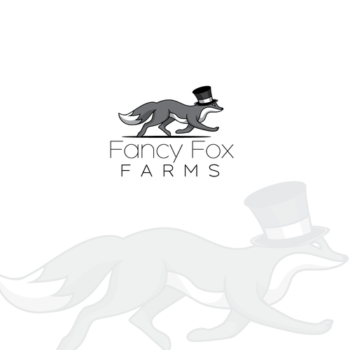 The fancy fox who runs around our farm wants to be our new logo! Design by 3AM3I