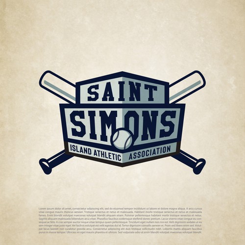 vintage baseball logo for youth booster club Design by Nikola 81