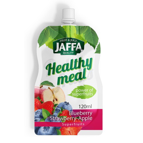 Develop Concept Design for Jaffa "Fruit in Pocket" adults’ fruit and berry puree Design réalisé par syakuro