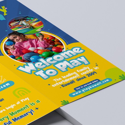 Kid playground brochure Design by Monki D Loy