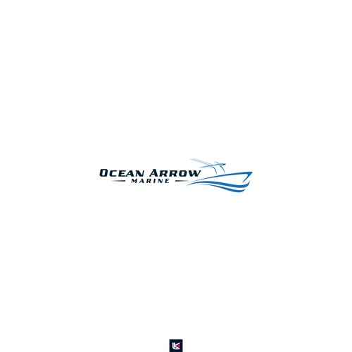 Business name logo for the marine industry Design by Louka.