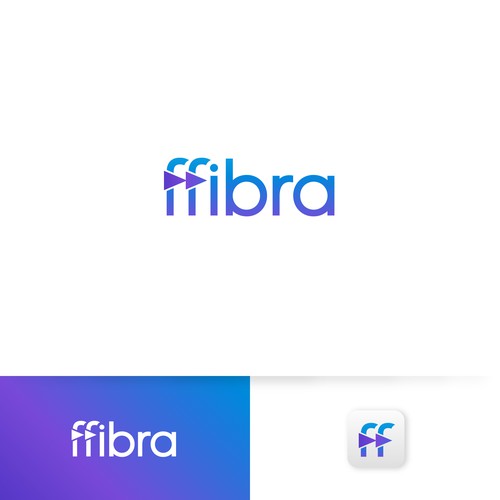 Logo for Fiber Internet Provider Diseño de dvnatic