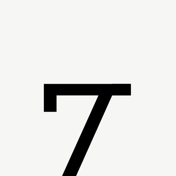 Minimalistic logo concept for Chapter 7