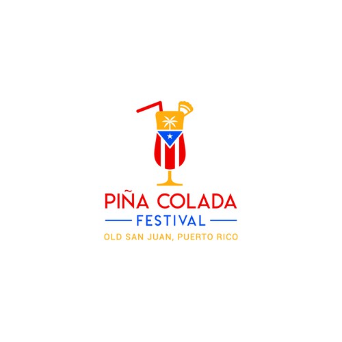 Design Piña Colada Festival Logo and Branding Package di smitadesign