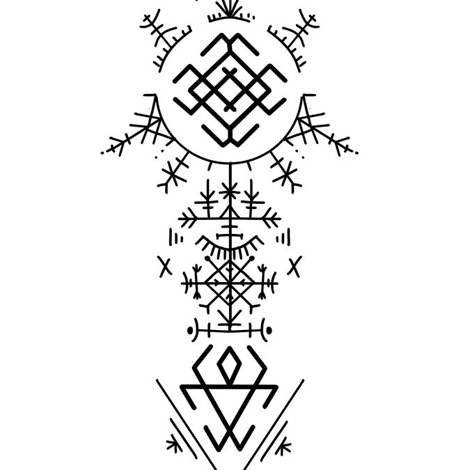 Tattoo design inspired by Slavic pagan mythology | Illustration or ...