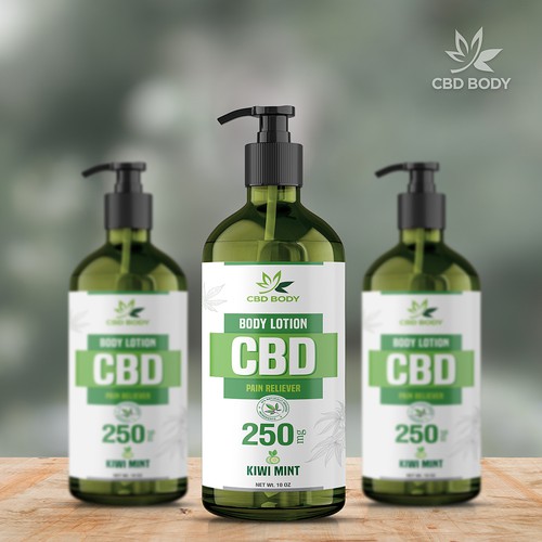 CBD Body Lotion Label Design Contest Design réalisé par Manoj Gajjar