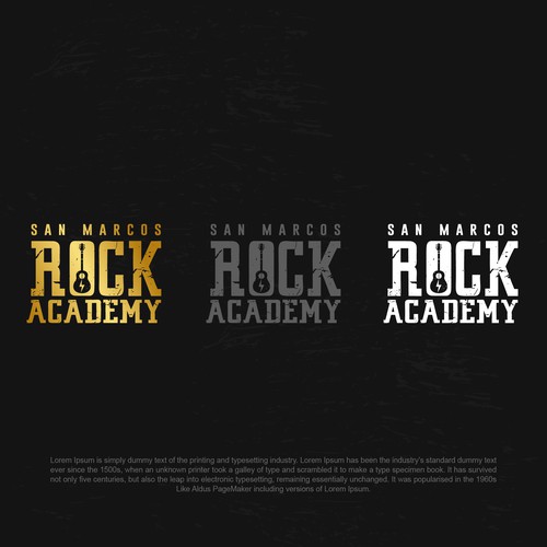 San Marcos Rock Academy Design by HK.designs