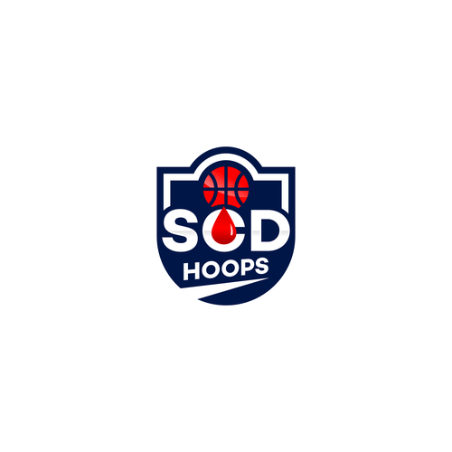 Basketball Logo for Team 'SCD Hoops' - Your Winning Logo Featured on Major Sports Network Design by simpldesign®