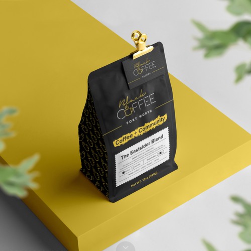 Black Coffee Bags Design by duwi.sleman