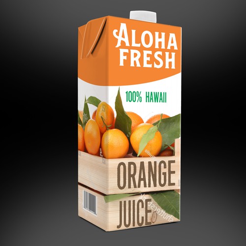 ALOHA FRESH JUICE & TEA Design by neoflexdesign