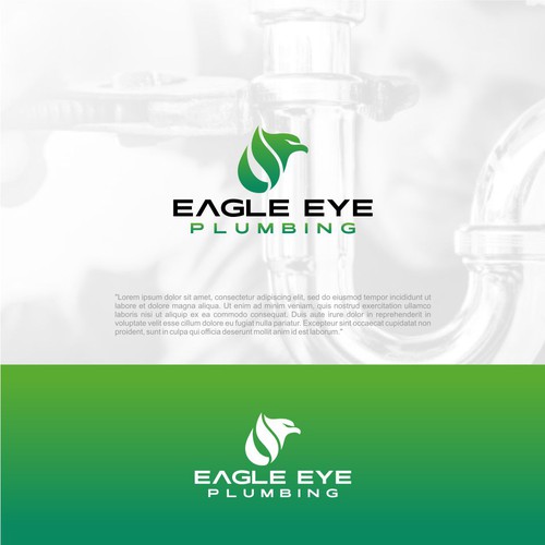 Eye catching and very marketable logo for plumbing company. The company name is Eagle Eye Plumbing Design by ElVano_Eiji ✔