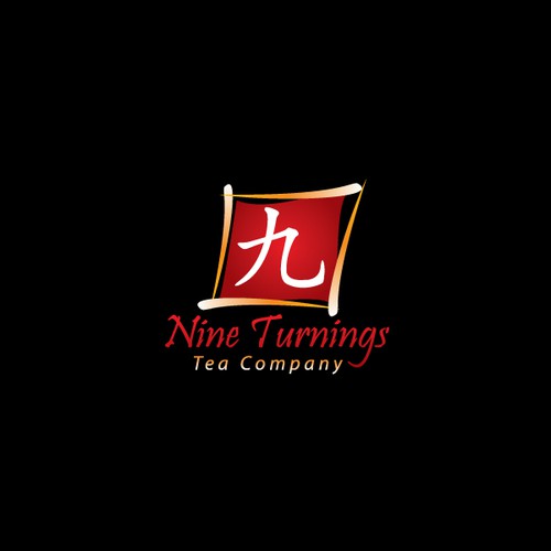 Tea Company logo: The Nine Turnings Tea Company Diseño de Vikito