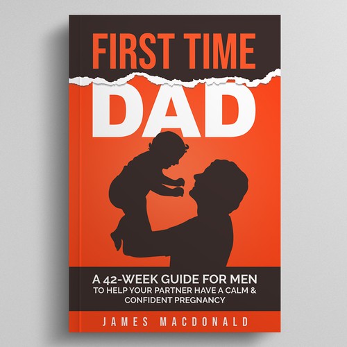 Book cover art appealing to First Time Dad & Expectant Mums Design réalisé par Dynaaa