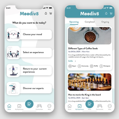 'Design an awesome app to elevate online experiences!’ Design by MercClass