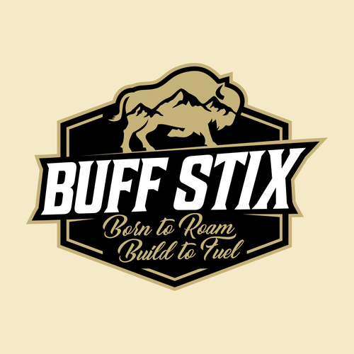Buff Stix...Lean, Delicious, Buffalo Strong. Design by Brazuca Studio