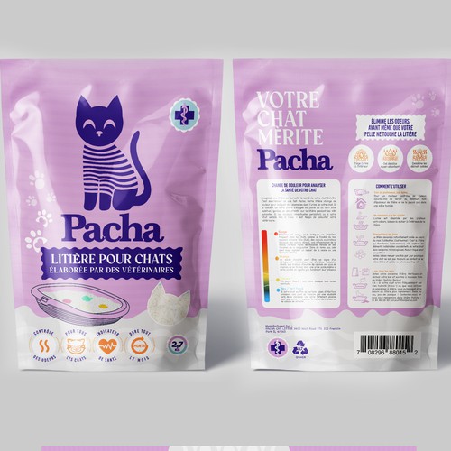 Cat Litter startup Minimalistic packaging - Contest Design by agooshe