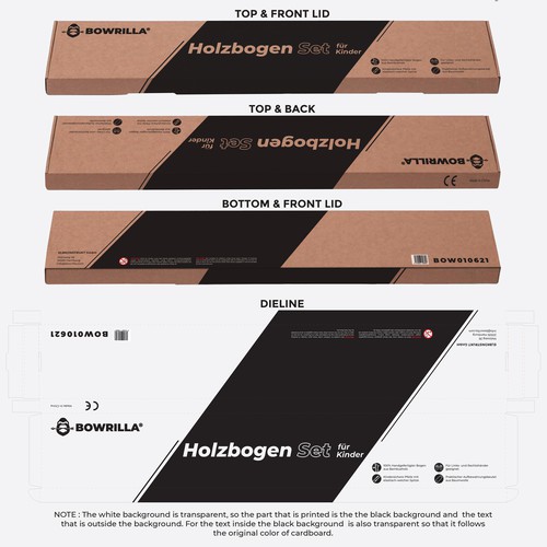 Create an unique craft / corrugated paper box packaging design for our new brand BOWRILLA® Design by Flamengo DigiCraft