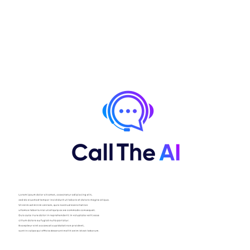 AI Communication Logo Design by Strive Studio