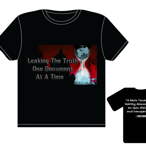 New t-shirt design(s) wanted for WikiLeaks Réalisé par Poppadopolous