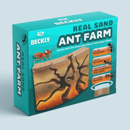 Eye Catching Ant Farm Box Design Design by Radmilica