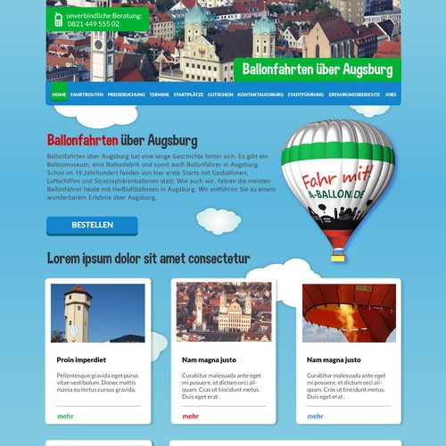Web page design contest entry by simona n.
