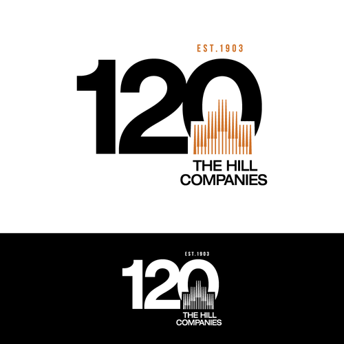 The Hill Companies 120th Anniversary Logo Design by CRG_DZN