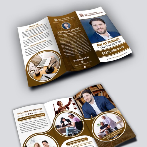 Help me grow my law firm - design my brochure Design by vijoy