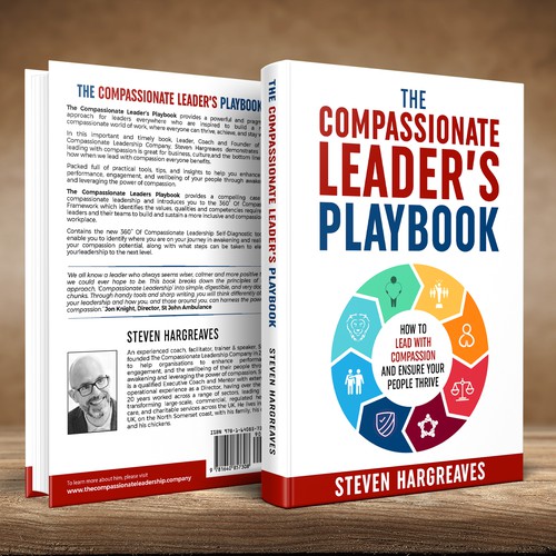 Compassionate Leadership Book Needs Practical Cover Design Design by Sam Art Studio