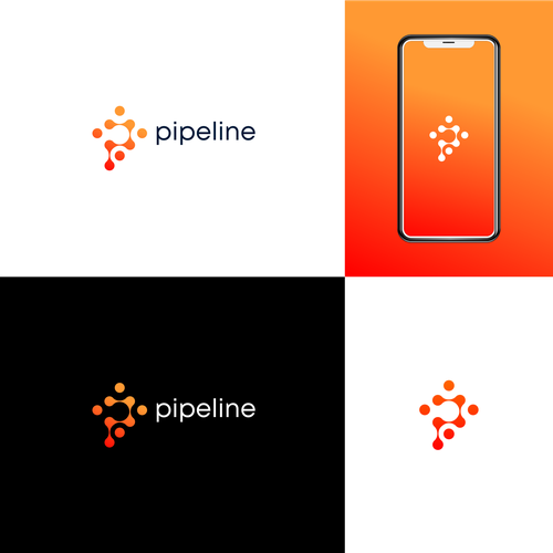 Diseño de Design a cool, sleek, tech-oriented logo for Pipeline de master.piece