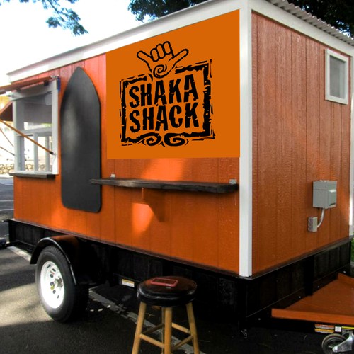 Diseño de Shaka Shack - Maui Food Cart Franchise Logo de Brandsoup