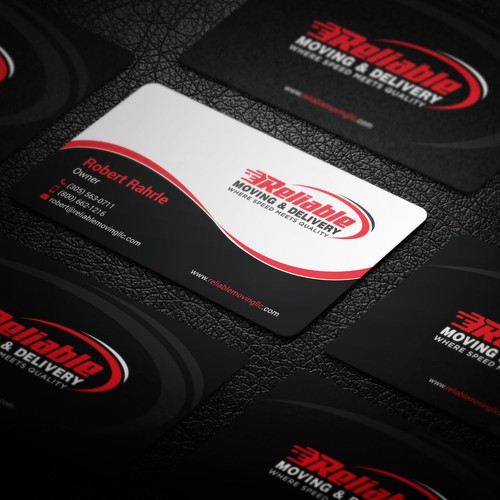 Business Card Design for Moving Company Diseño de GrapLink