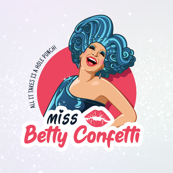 Miss Betty Confetti Logo