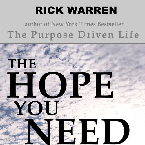 Design Rick Warren's New Book Cover Diseño de novaspace