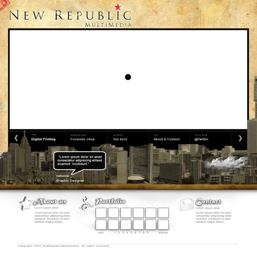 Media Companies New Design. PSD Only! Design by neboica