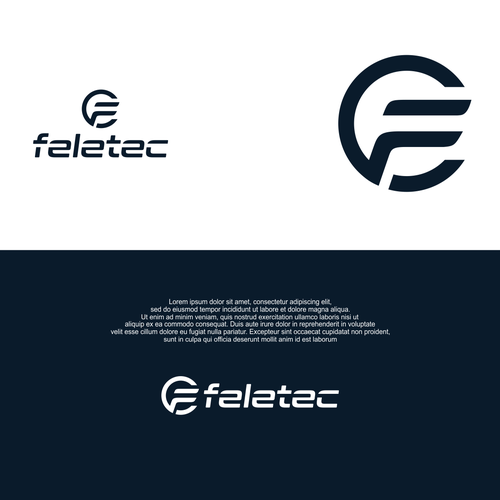 Design feletec Logo por RowSheet