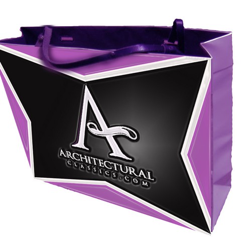 Carrier Bag for ArchitecturalClassics.com (artwork only) デザイン by Triple9