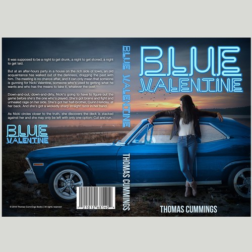 Thriller needs a gripping, neonoir book cover Book cover contest