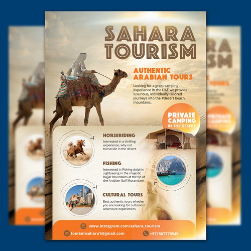 Create an ad that captures the eye of adventure/cultural  tourism Design von Silvia Jordanova