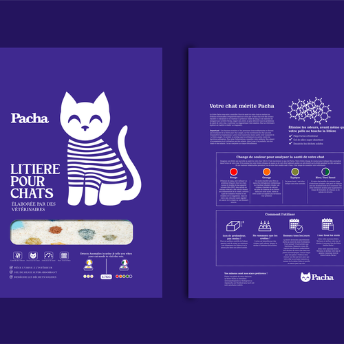 Cat Litter startup Minimalistic packaging - Contest Design by SONUPARMAR